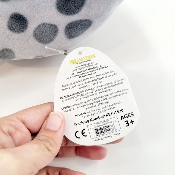 Squishmallows Ocean Animals Plush Lot Aziza the Stingray Isis the Spotted Seal - Picture 10 of 12